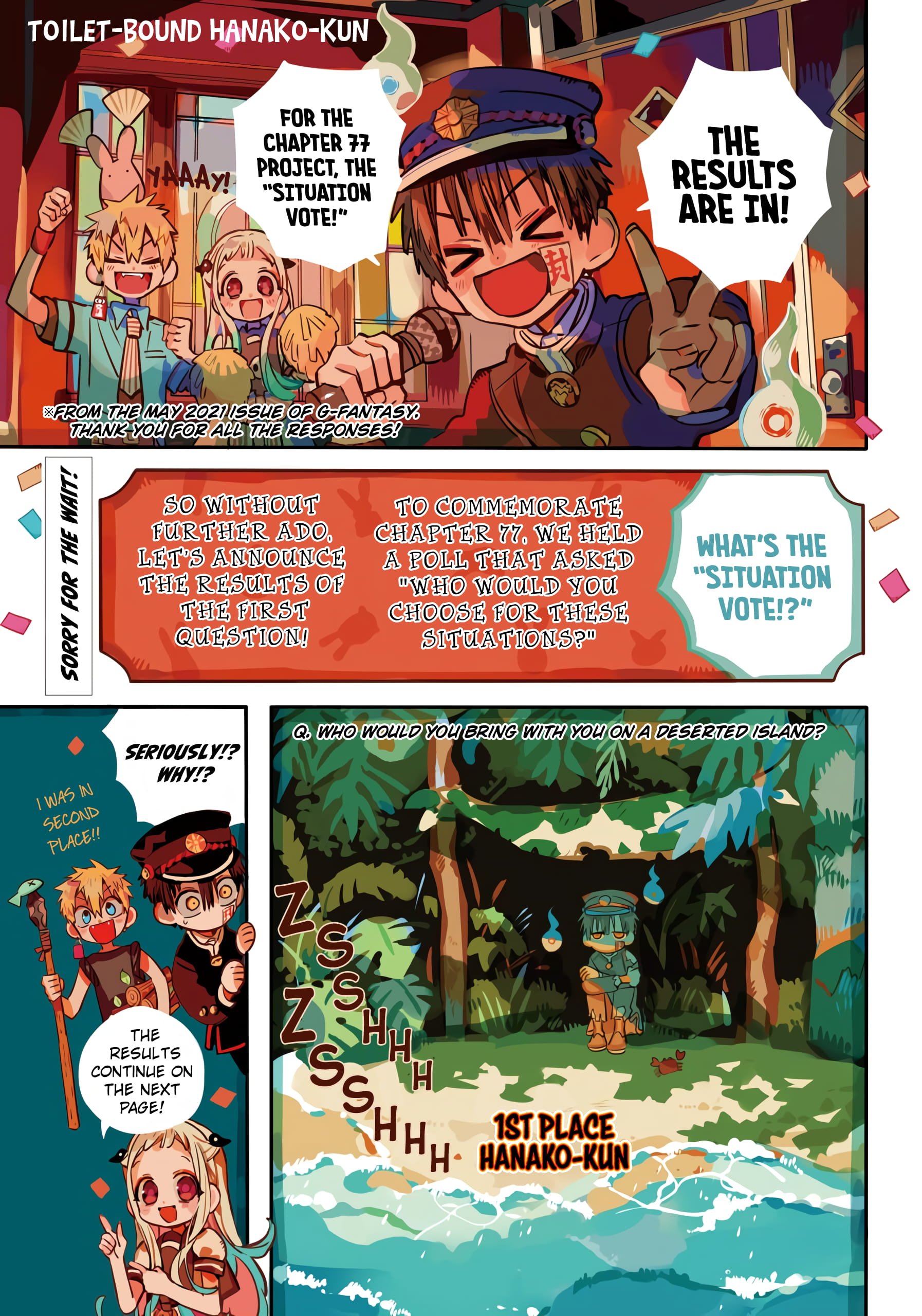 Toilet Bound Hanako Kun, Chapter 87 image 02